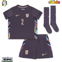England Kyle Walker #2 Replica Away Minikit Euro 2024 Short Sleeve (+ pants)